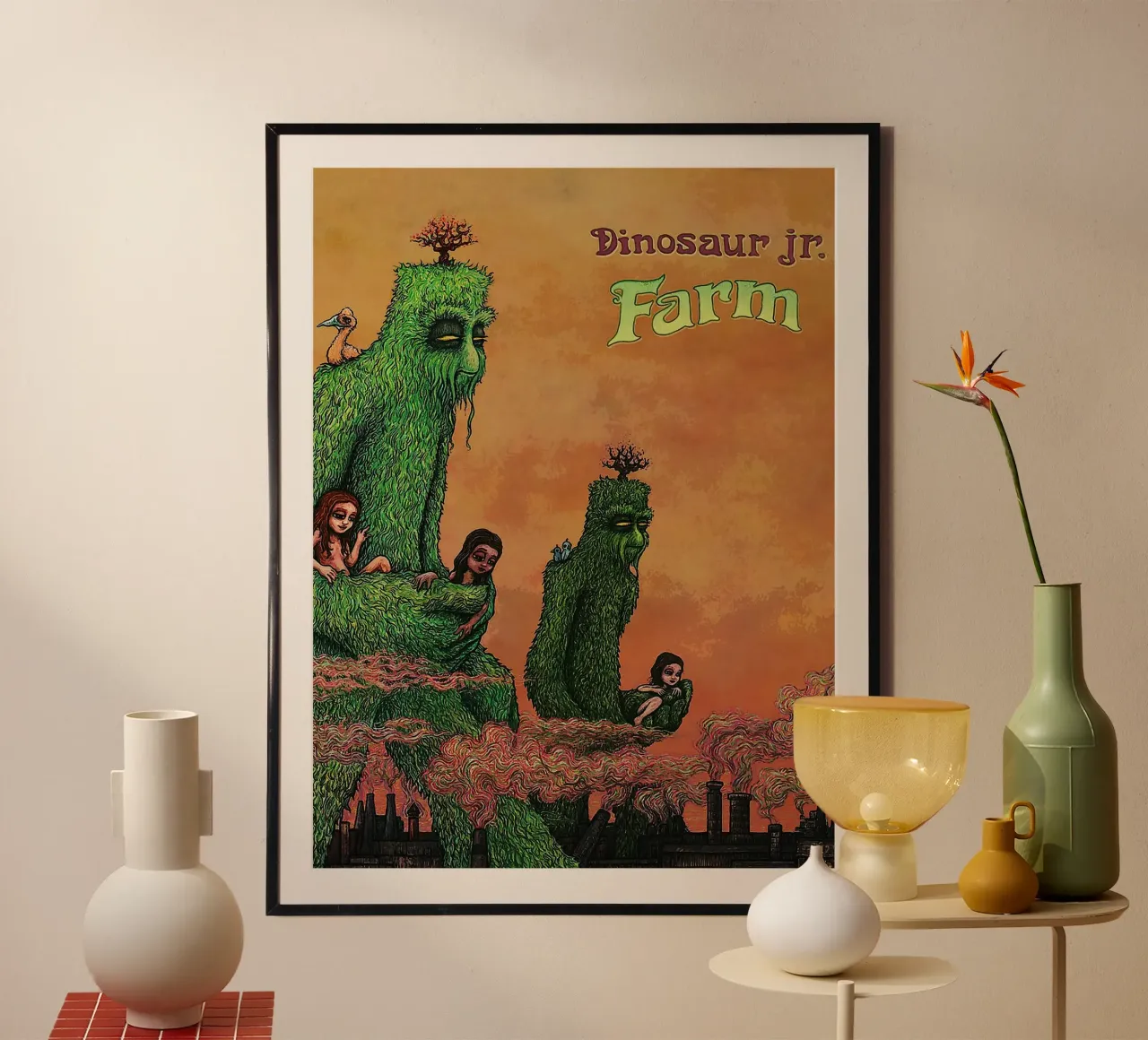 Dinosaur Jr band poster da van hellen