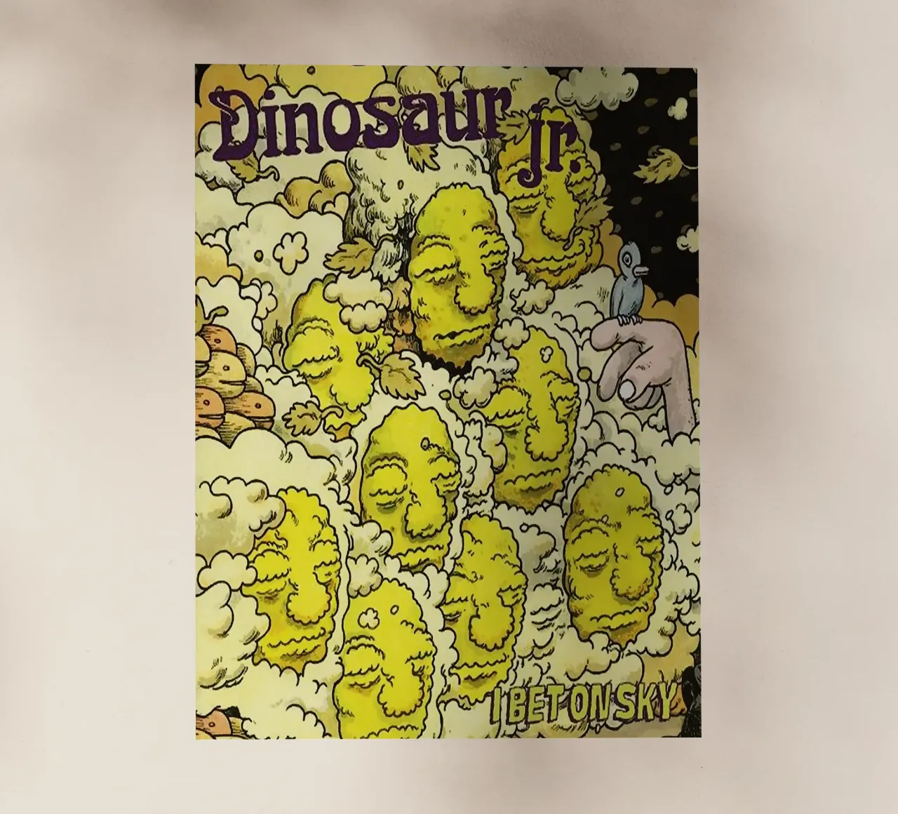 Dinosaur Jr band pellicola backlit da van hellen