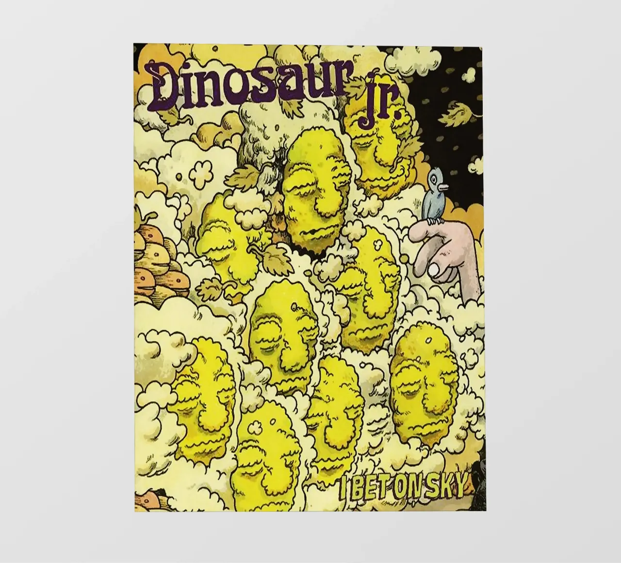 Dinosaur Jr band telo in pvc da van hellen