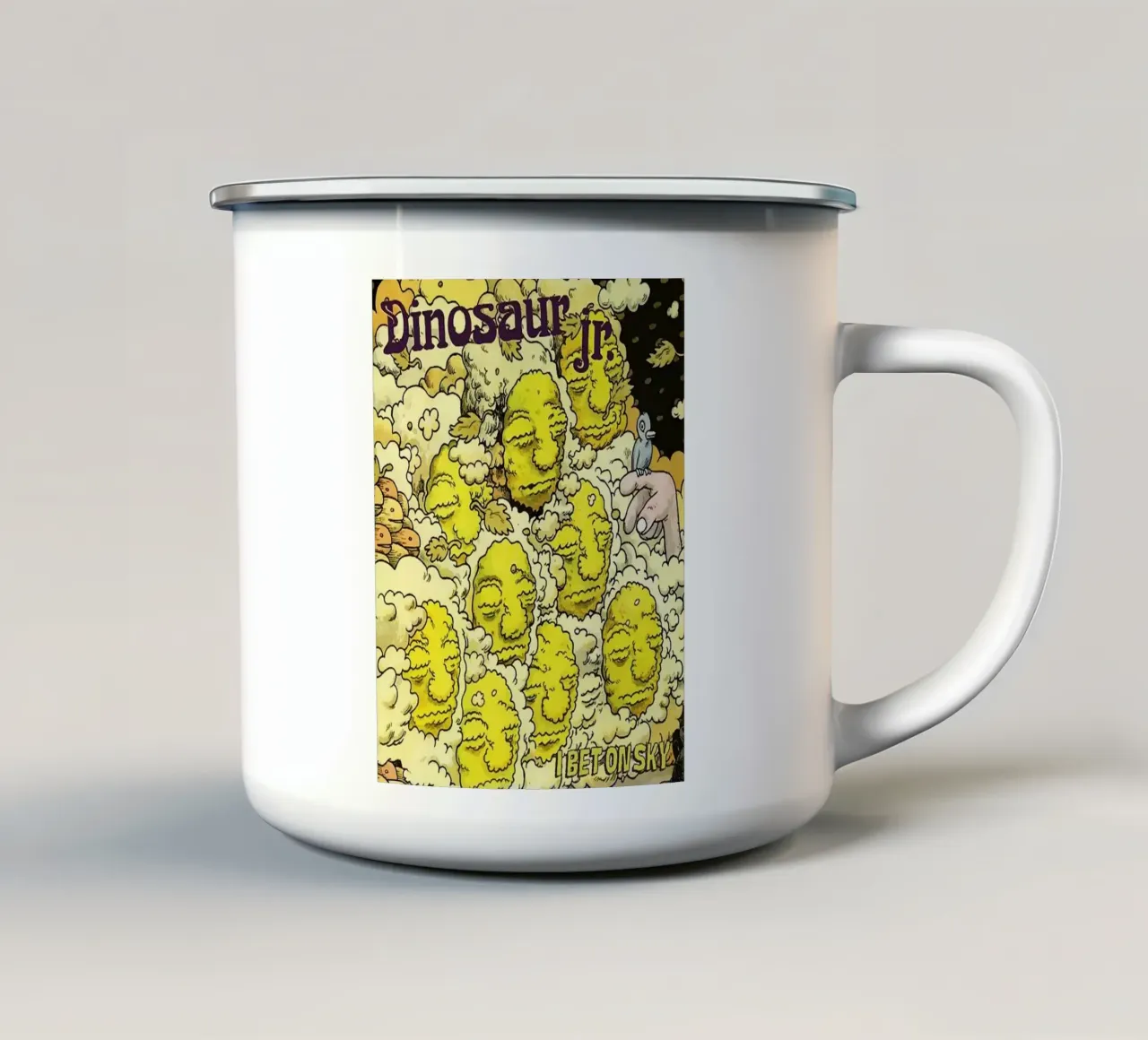 Dinosaur Jr band tazza in smalto da van hellen