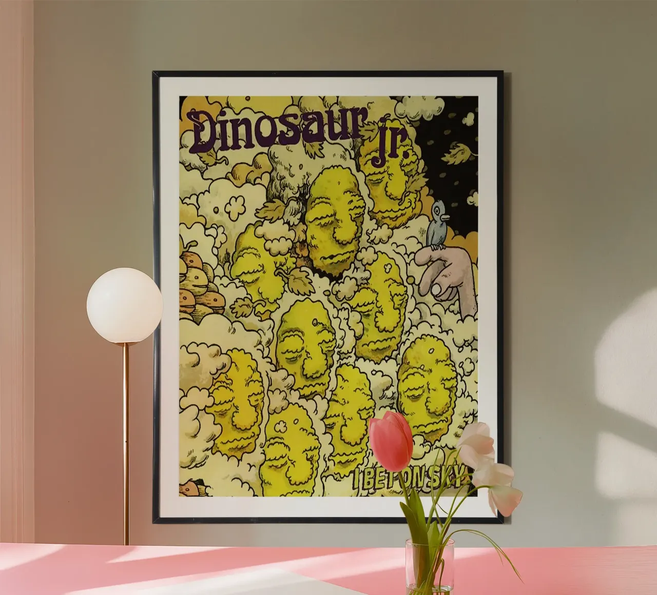 Dinosaur Jr band poster da van hellen