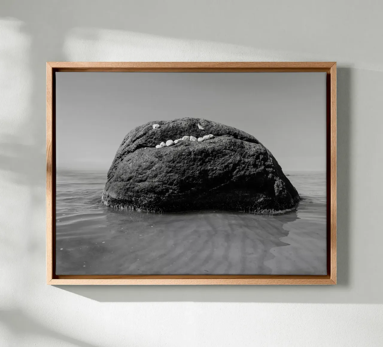 La pietra filosofale tela con Cornice a cassetta da Janine Sommer Fotografie