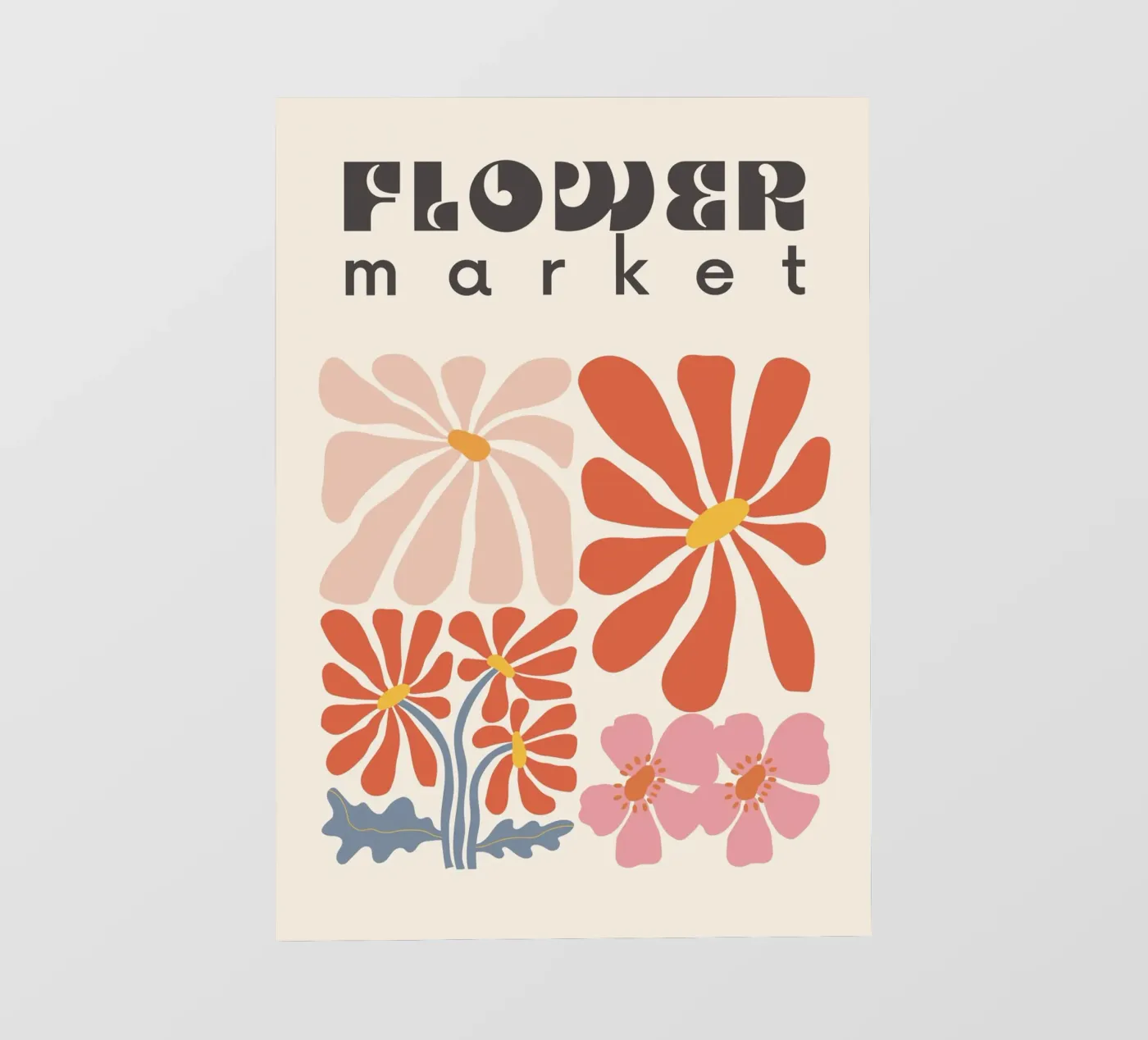 Soft Bloom fotobehang van RS LAB STUDIO