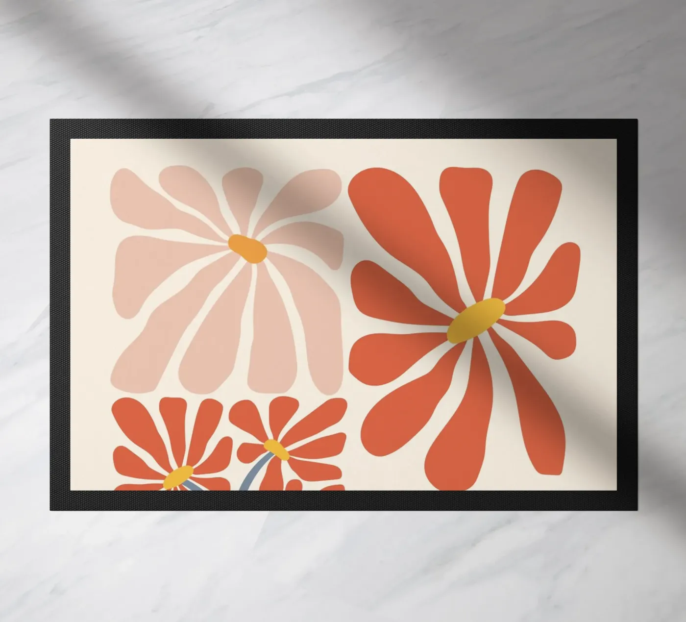 Soft Bloom doormat by RS LAB STUDIO