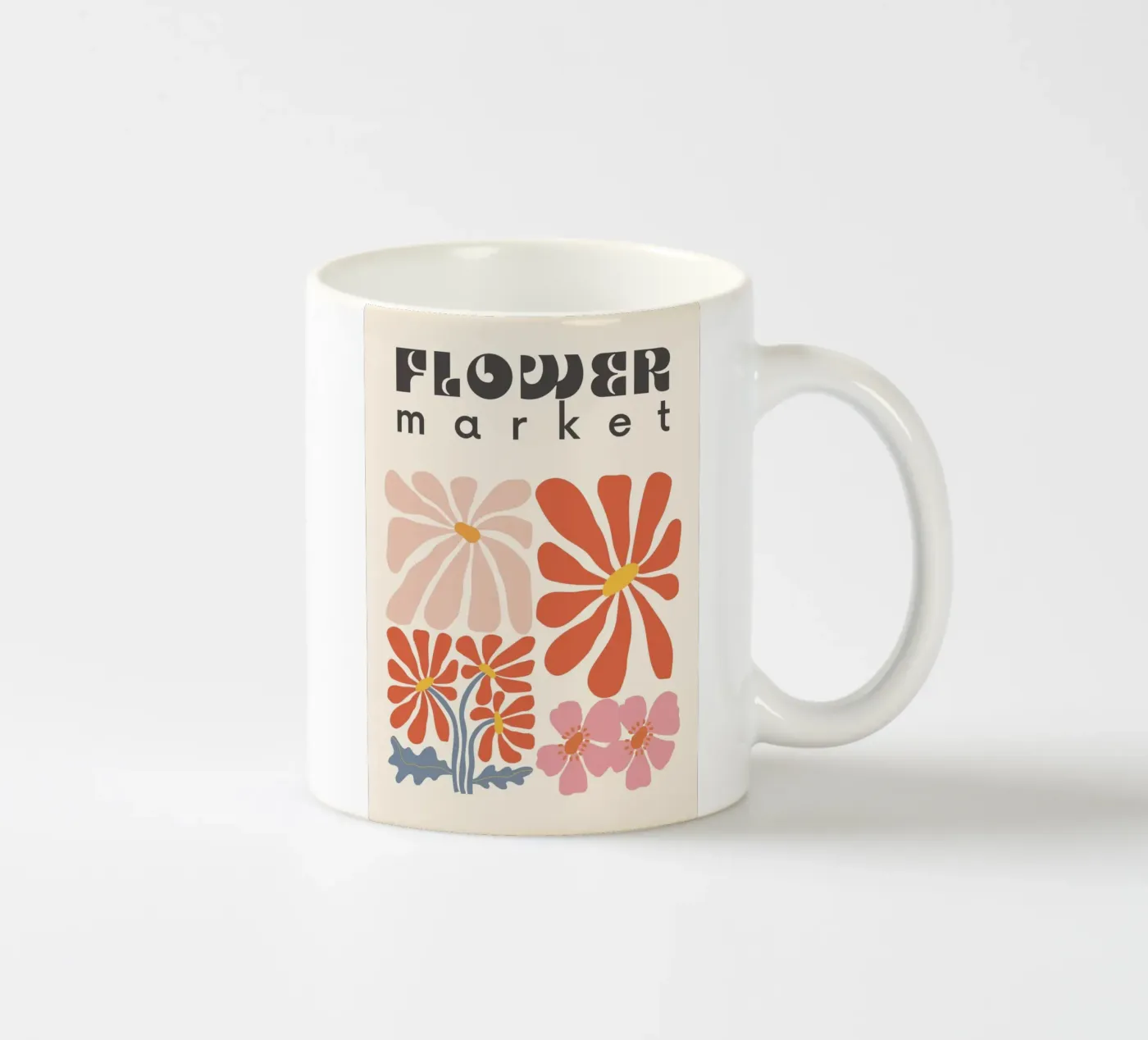 Soft Bloom ceramic mug by RS LAB STUDIO