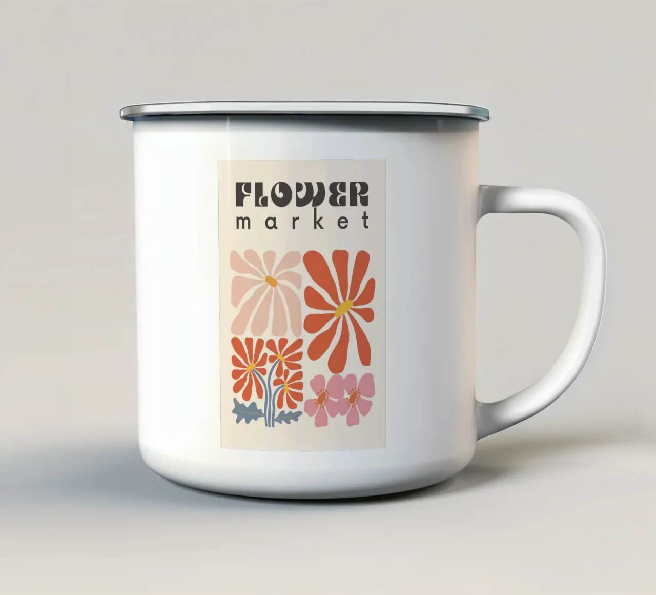Soft Bloom tazza in smalto da RS LAB STUDIO