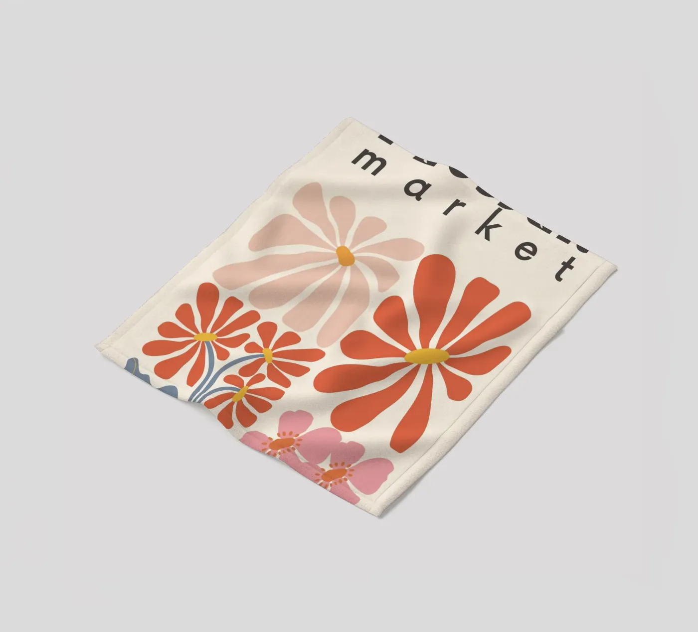 Soft Bloom Fleecedecke von RS LAB STUDIO
