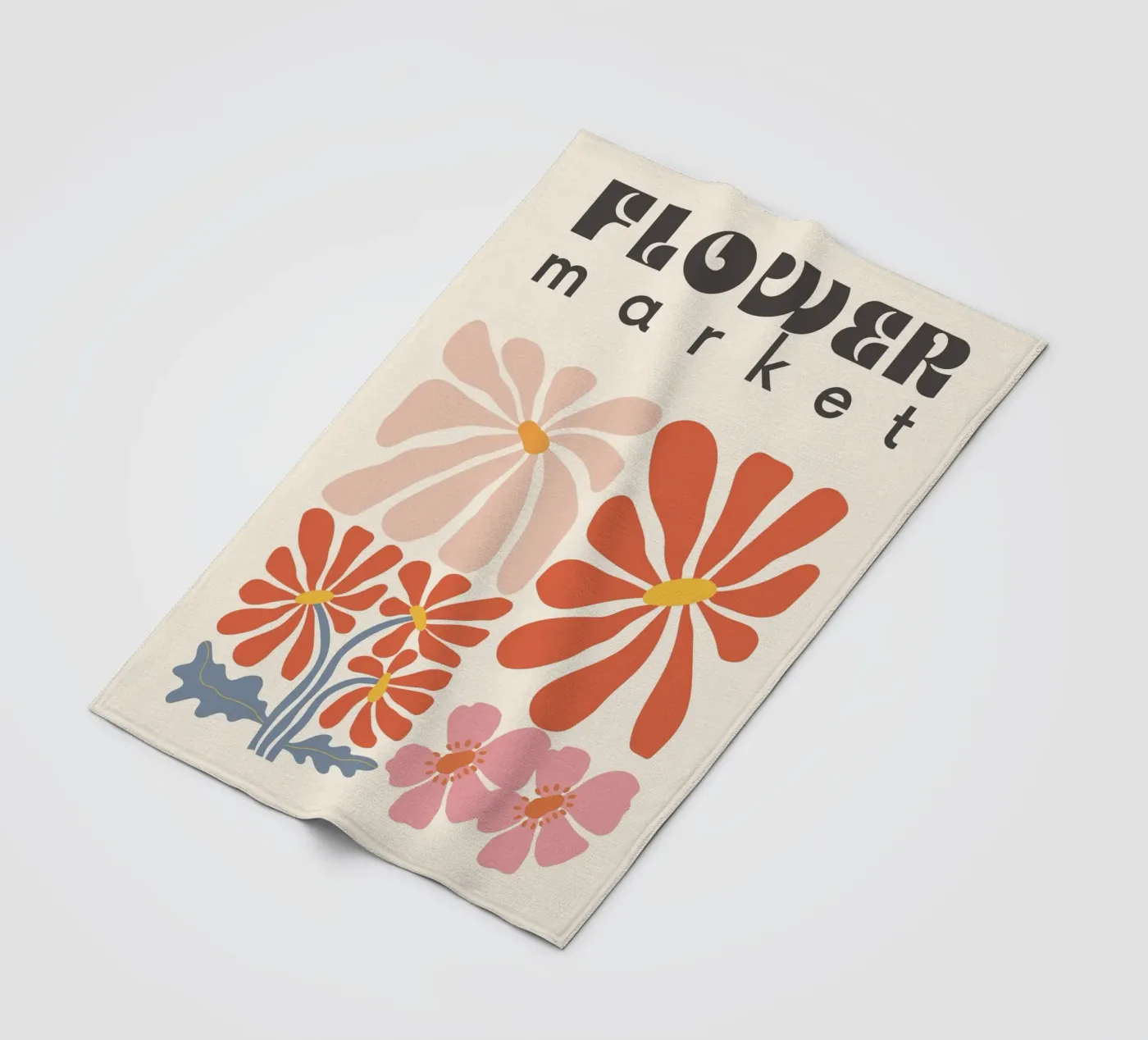 Soft Bloom Fleecedecke von RS LAB STUDIO