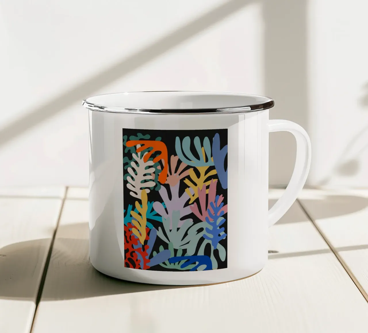 Echoes of Petals tazza in smalto da RS LAB STUDIO