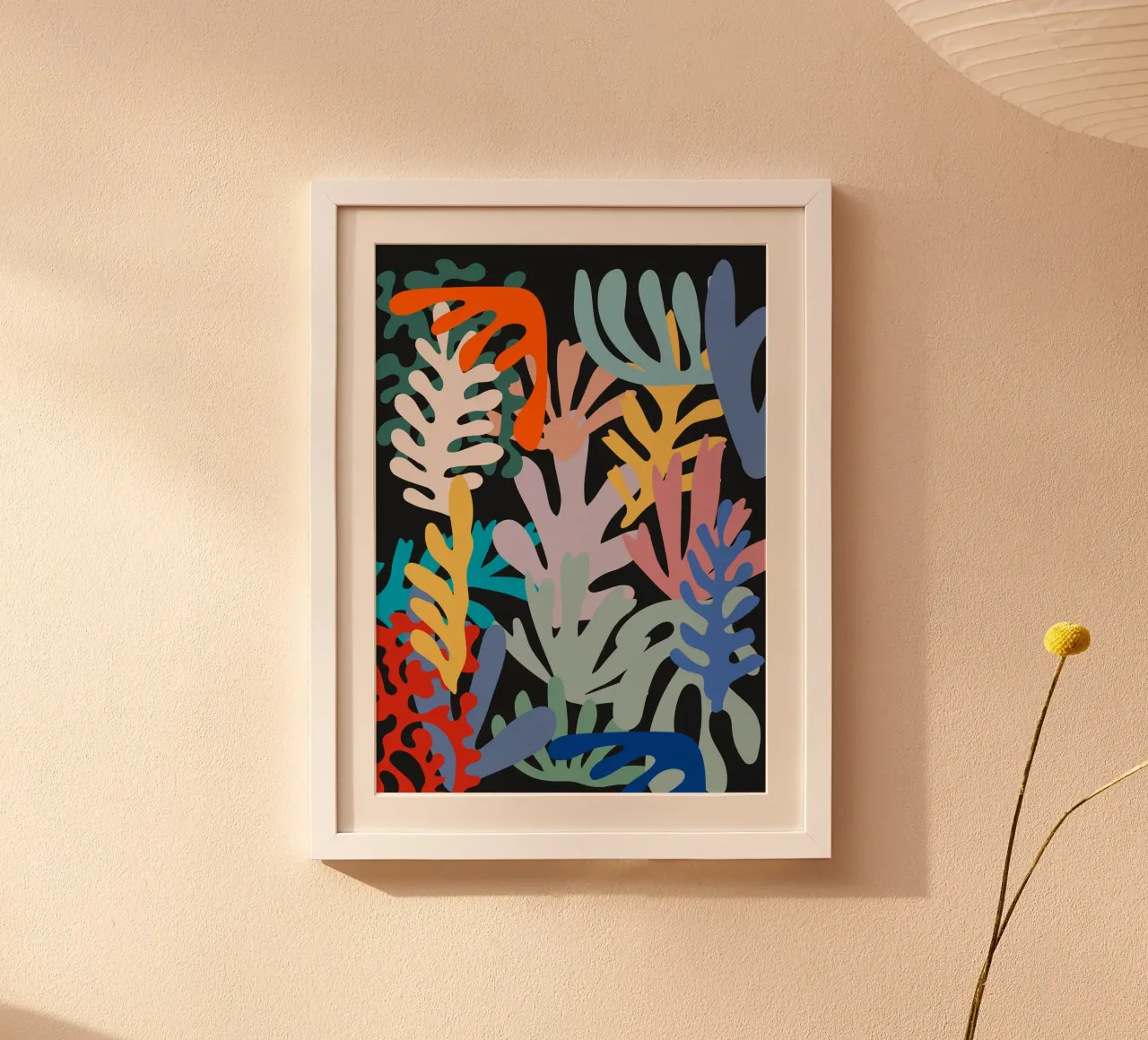 Echoes of Petals poster con telaio in plastica da RS LAB STUDIO