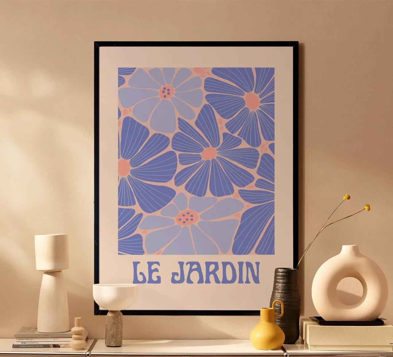 Color Bloom poster con telaio in plastica da RS LAB STUDIO