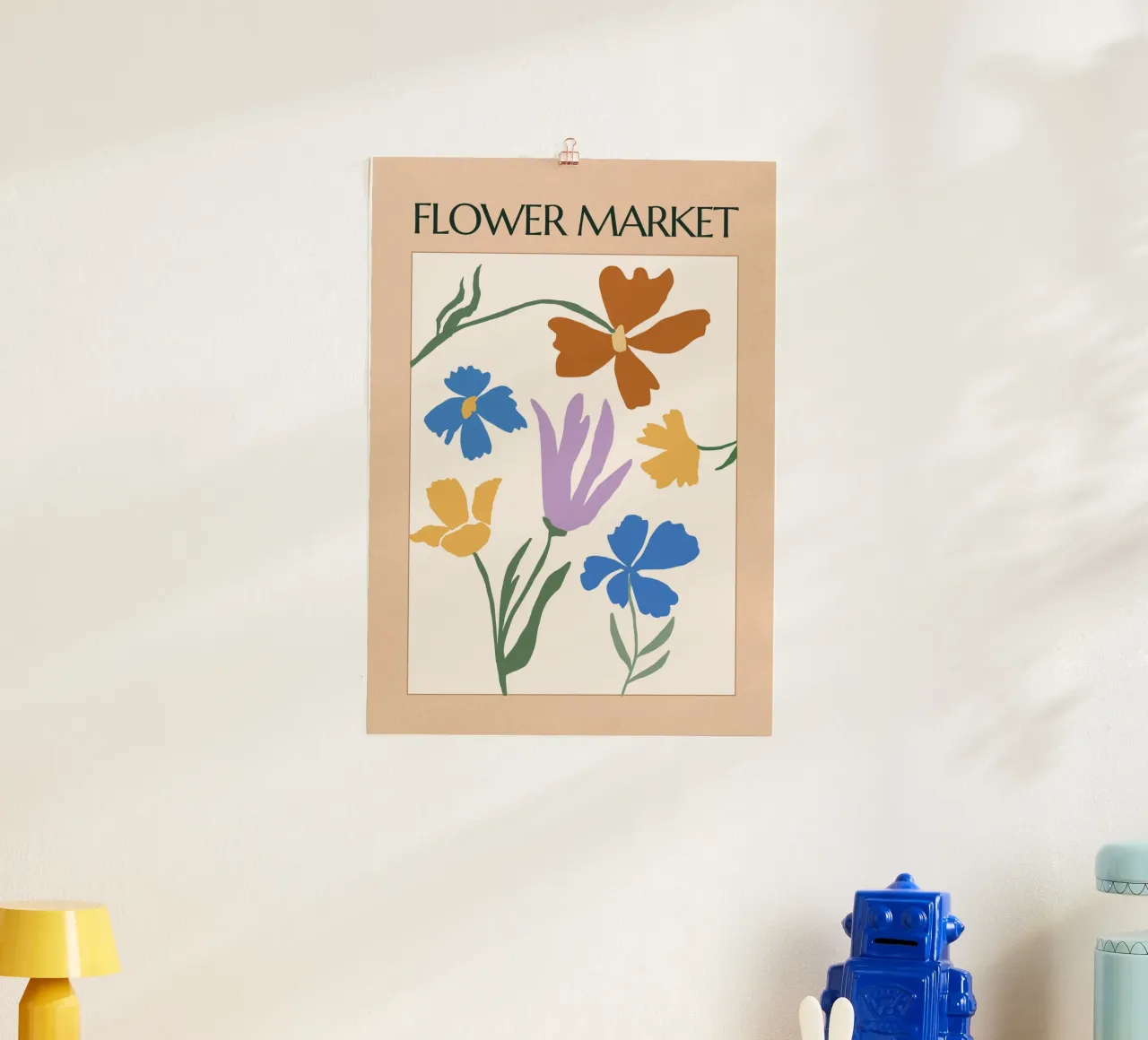 Bloom Theory poster con telaio in legno da RS LAB STUDIO