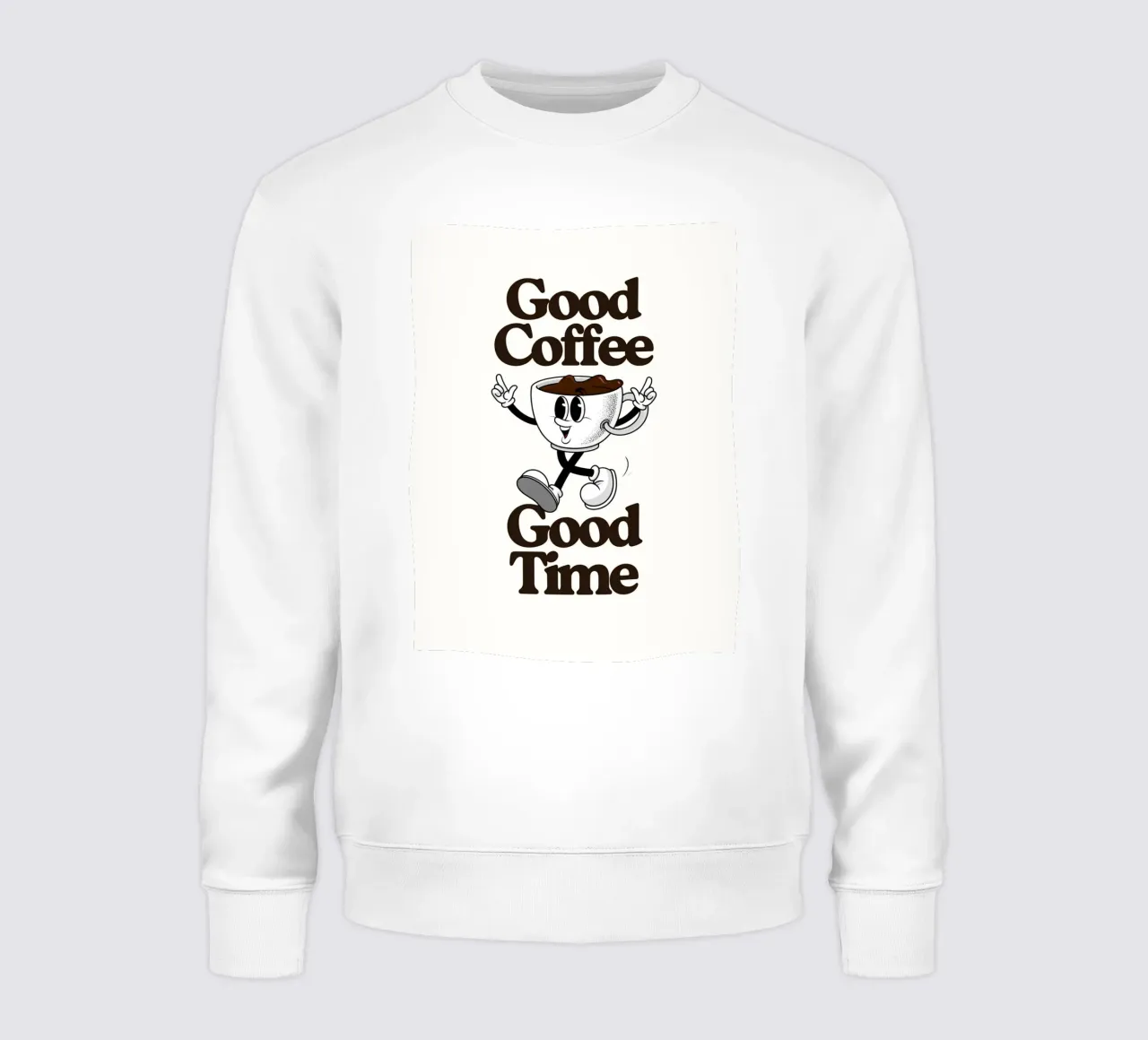 Good Coffee Good Time felpa da Diesdas Ananas Design
