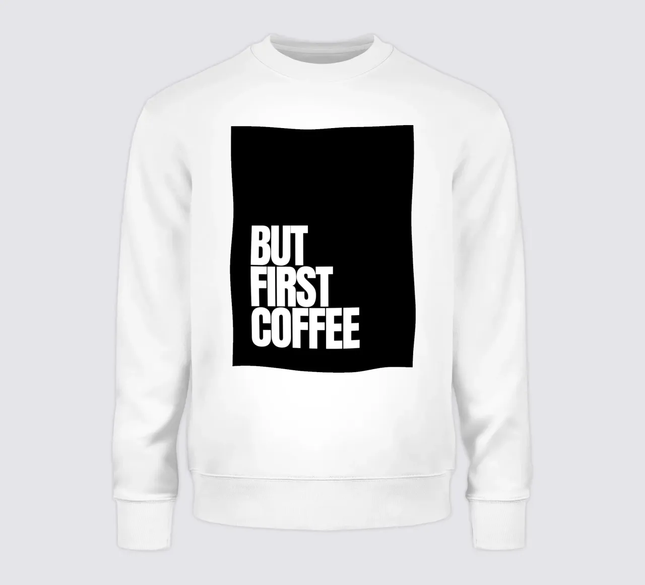 But first coffee (black) felpa da Diesdas Ananas Design