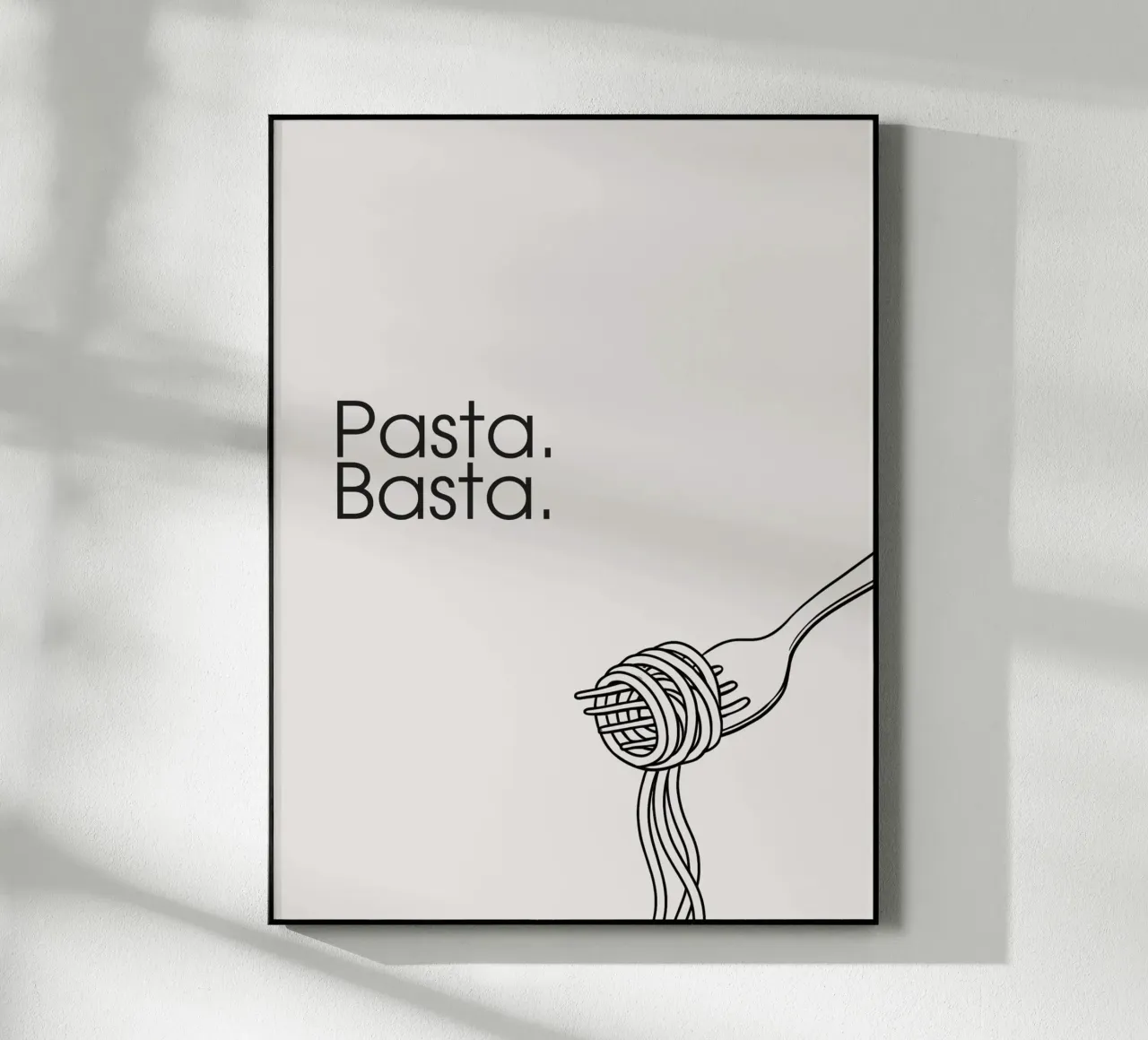 Pasta. Basta. plexiglass da Diesdas Ananas Design