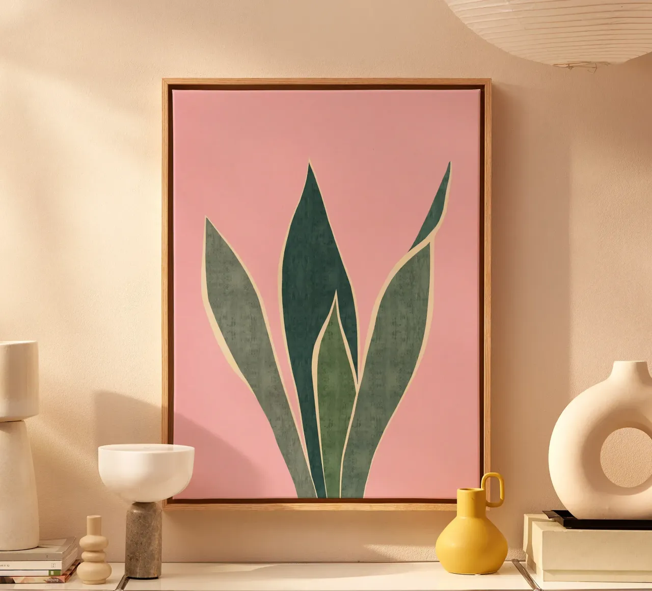 feuilles plante nature botanique toile avec Caisse américaine de Sven B Strauss