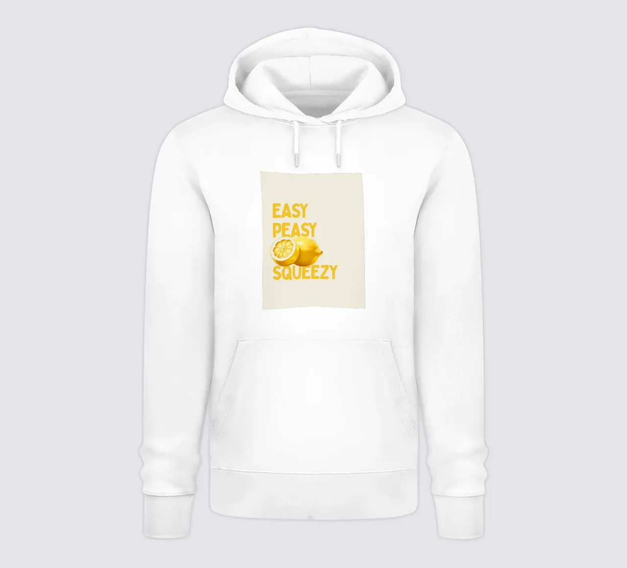 Easy Peasy, Lemon Squeezy felpa con cappuccio da Diesdas Ananas Design