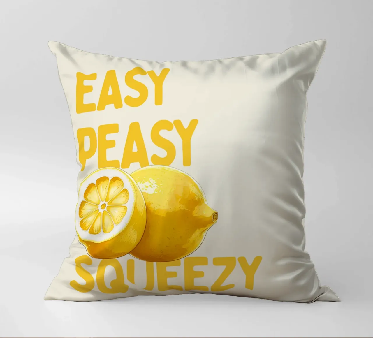 Easy Peasy, Lemon Squeezy cuscino da Diesdas Ananas Design