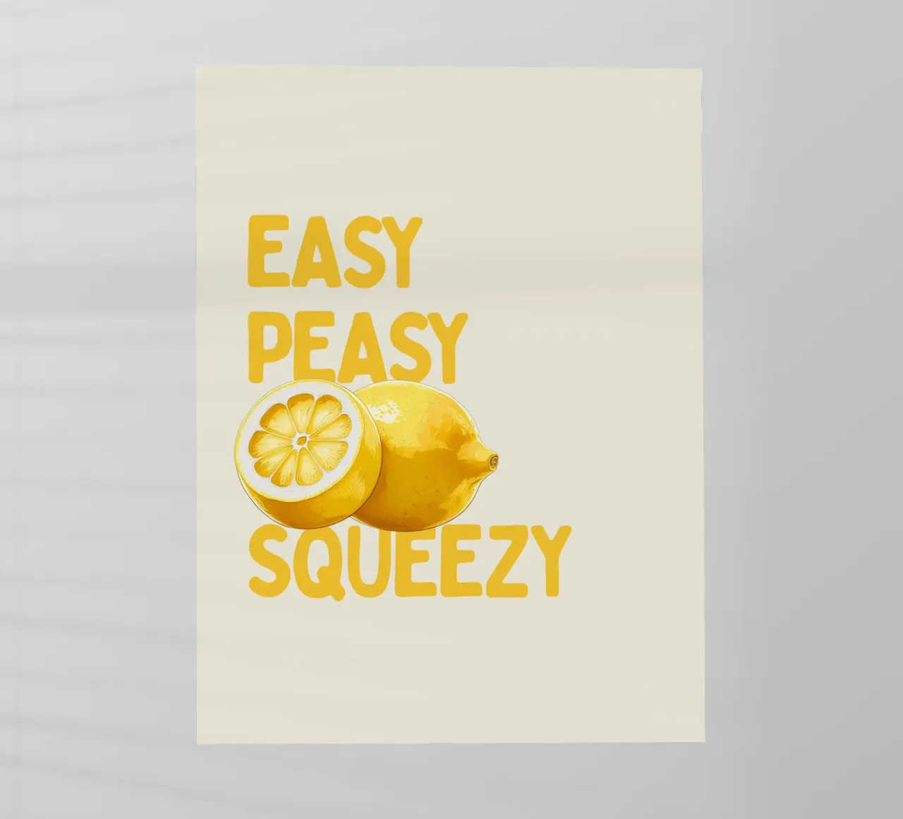 Easy Peasy, Lemon Squeezy pellicola backlit da Diesdas Ananas Design