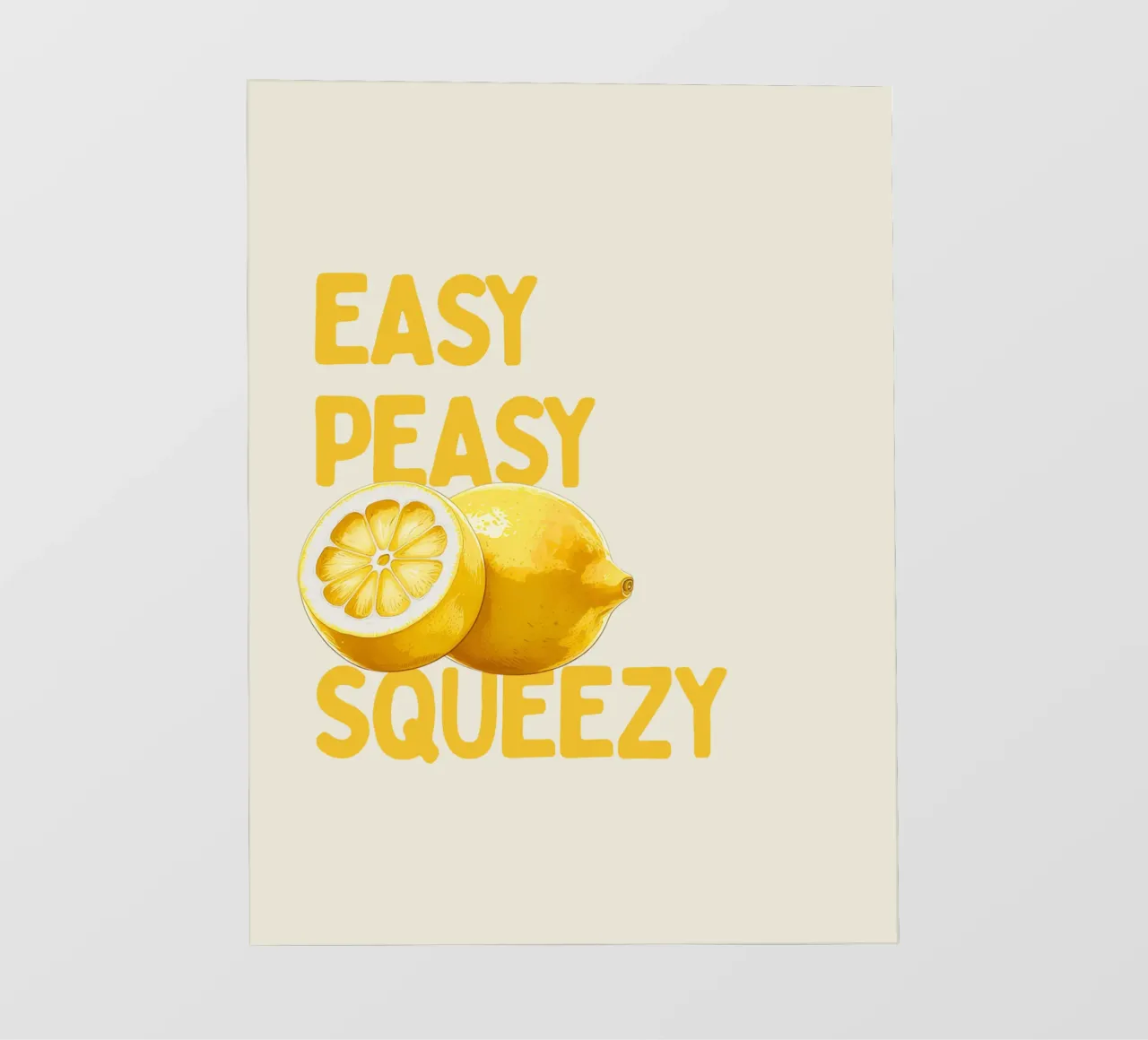 Easy Peasy, Lemon Squeezy pellicola backlit da Diesdas Ananas Design