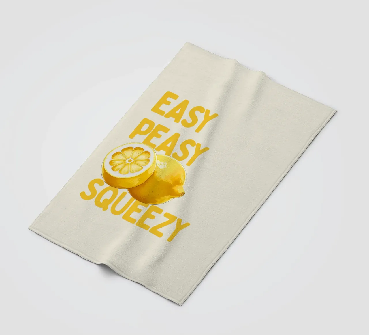Easy Peasy, Lemon Squeezy coperta in pile da Diesdas Ananas Design