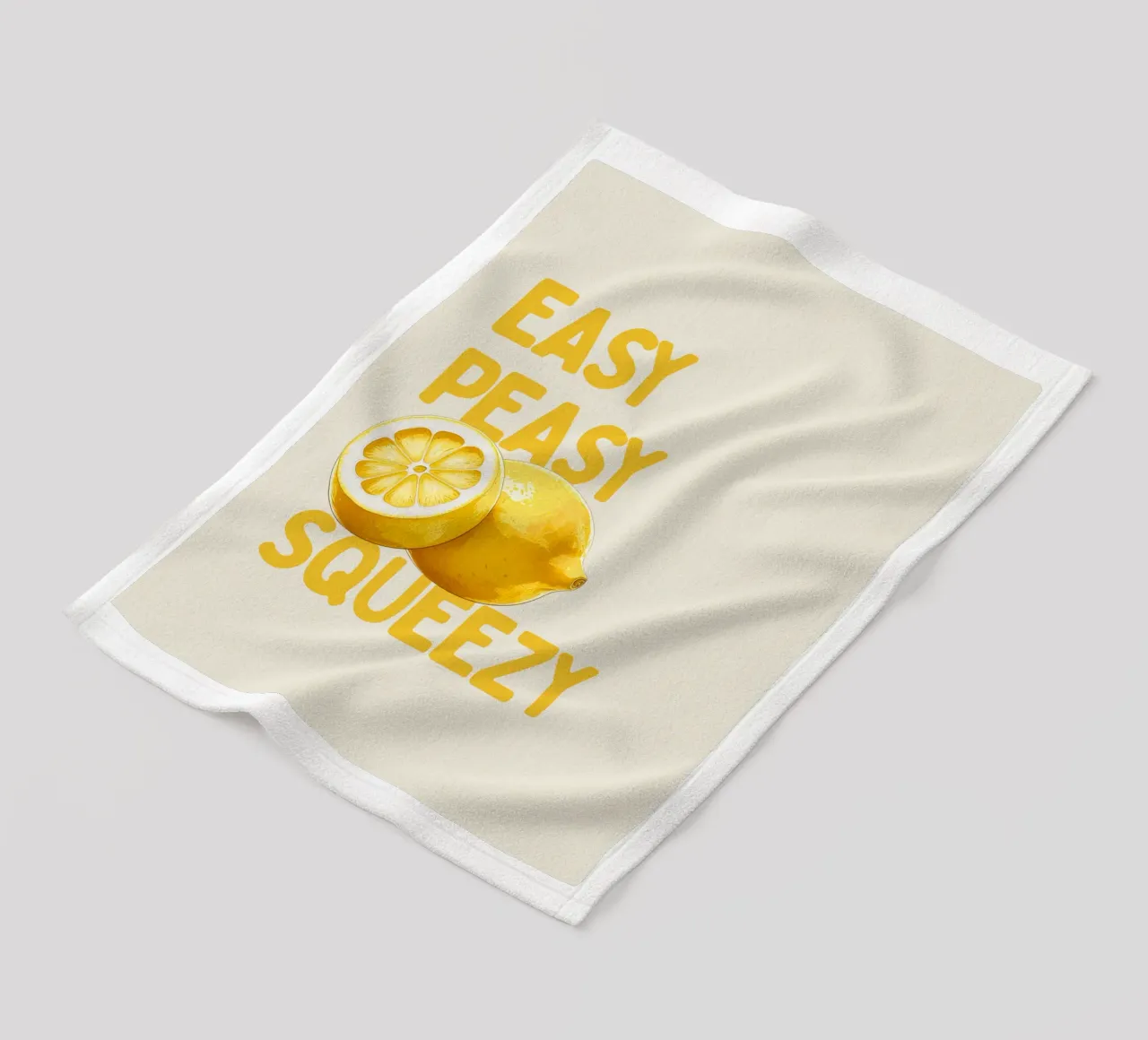 Easy Peasy, Lemon Squeezy coperta in pile da Diesdas Ananas Design