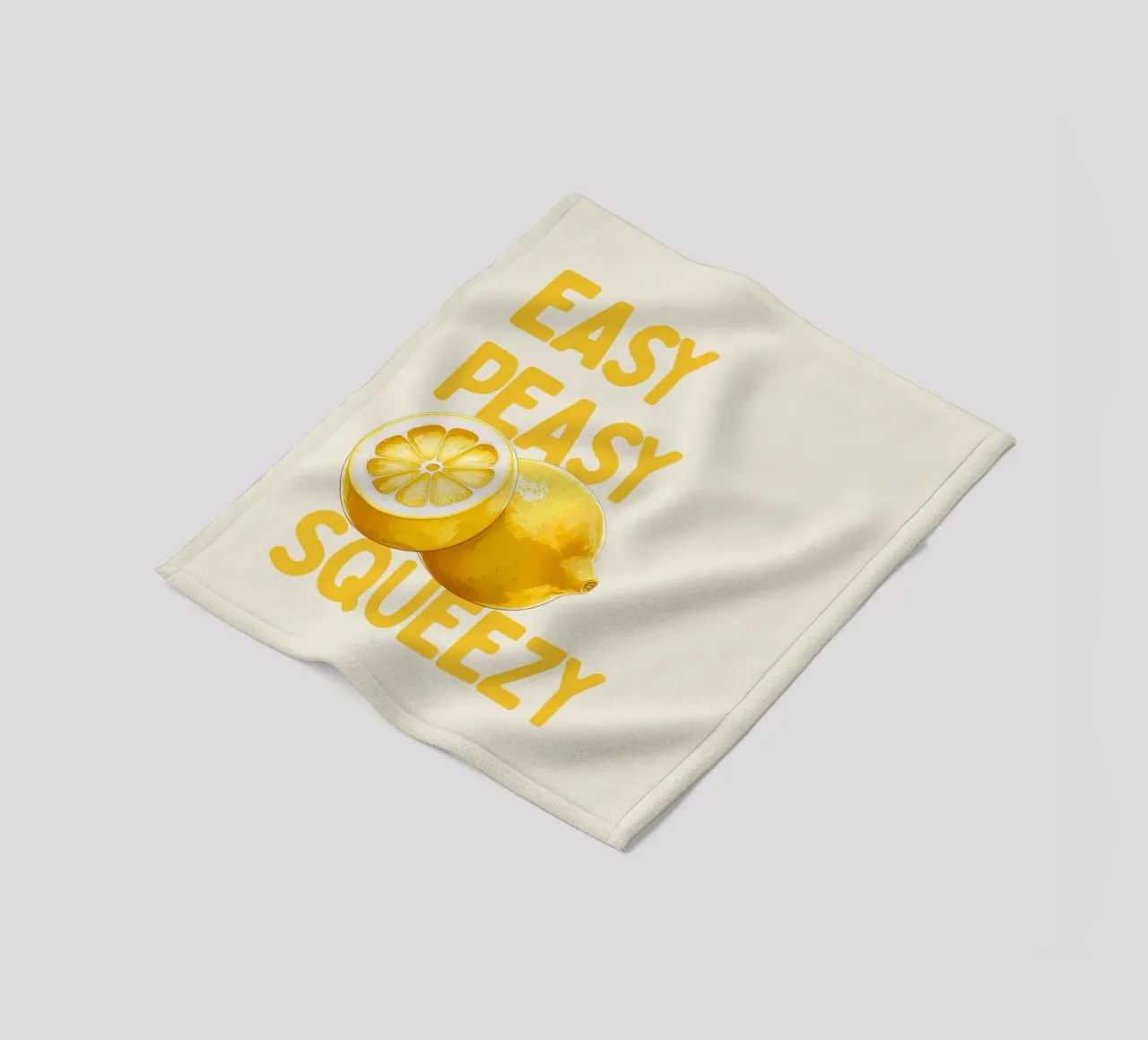Easy Peasy, Lemon Squeezy coperta in pile da Diesdas Ananas Design