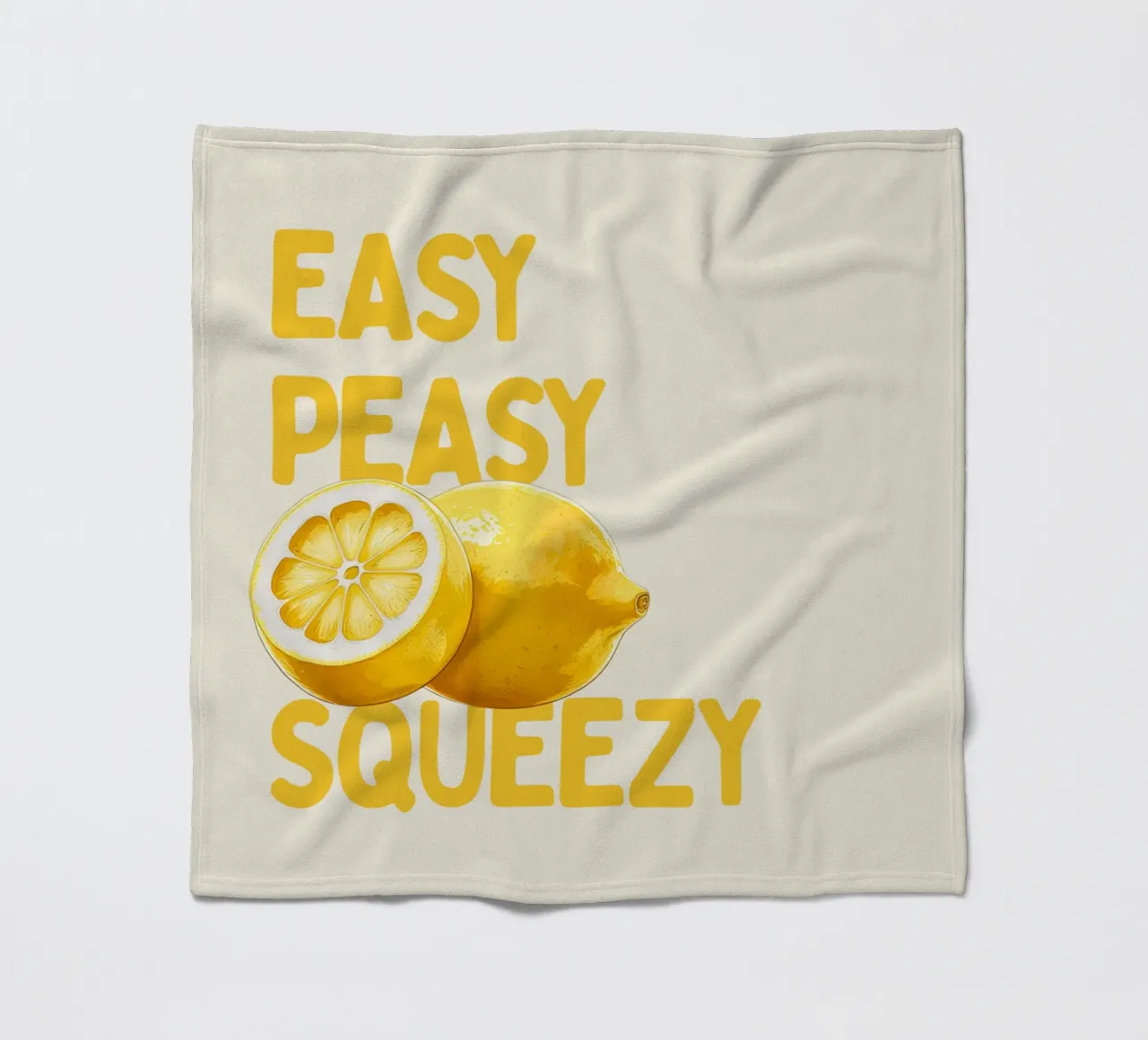 Easy Peasy, Lemon Squeezy coperta in pile da Diesdas Ananas Design