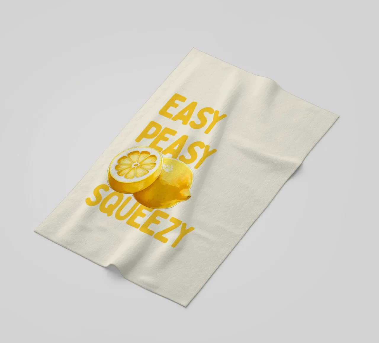 Easy Peasy, Lemon Squeezy telo mare da Diesdas Ananas Design