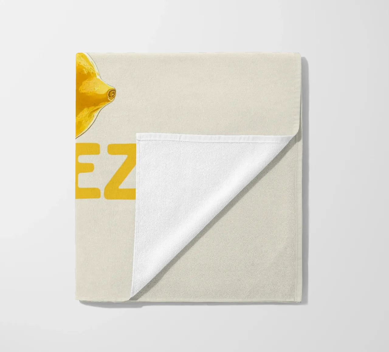 Easy Peasy, Lemon Squeezy telo mare da Diesdas Ananas Design