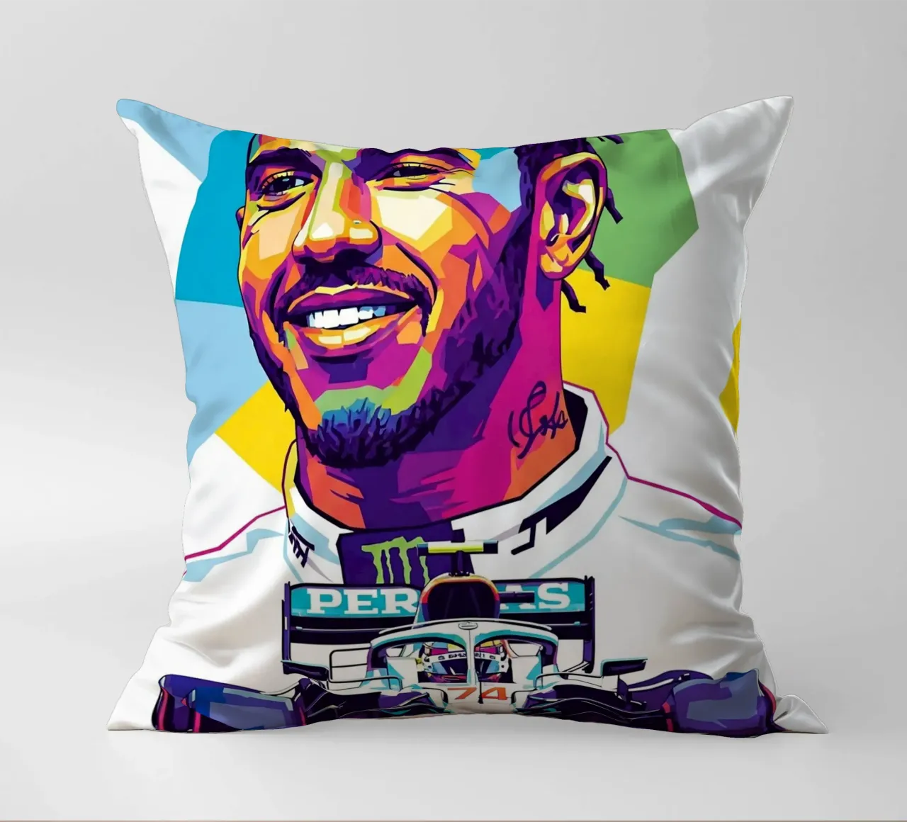Lewis Hamilton - Formula Uno cuscino da Hantamrata