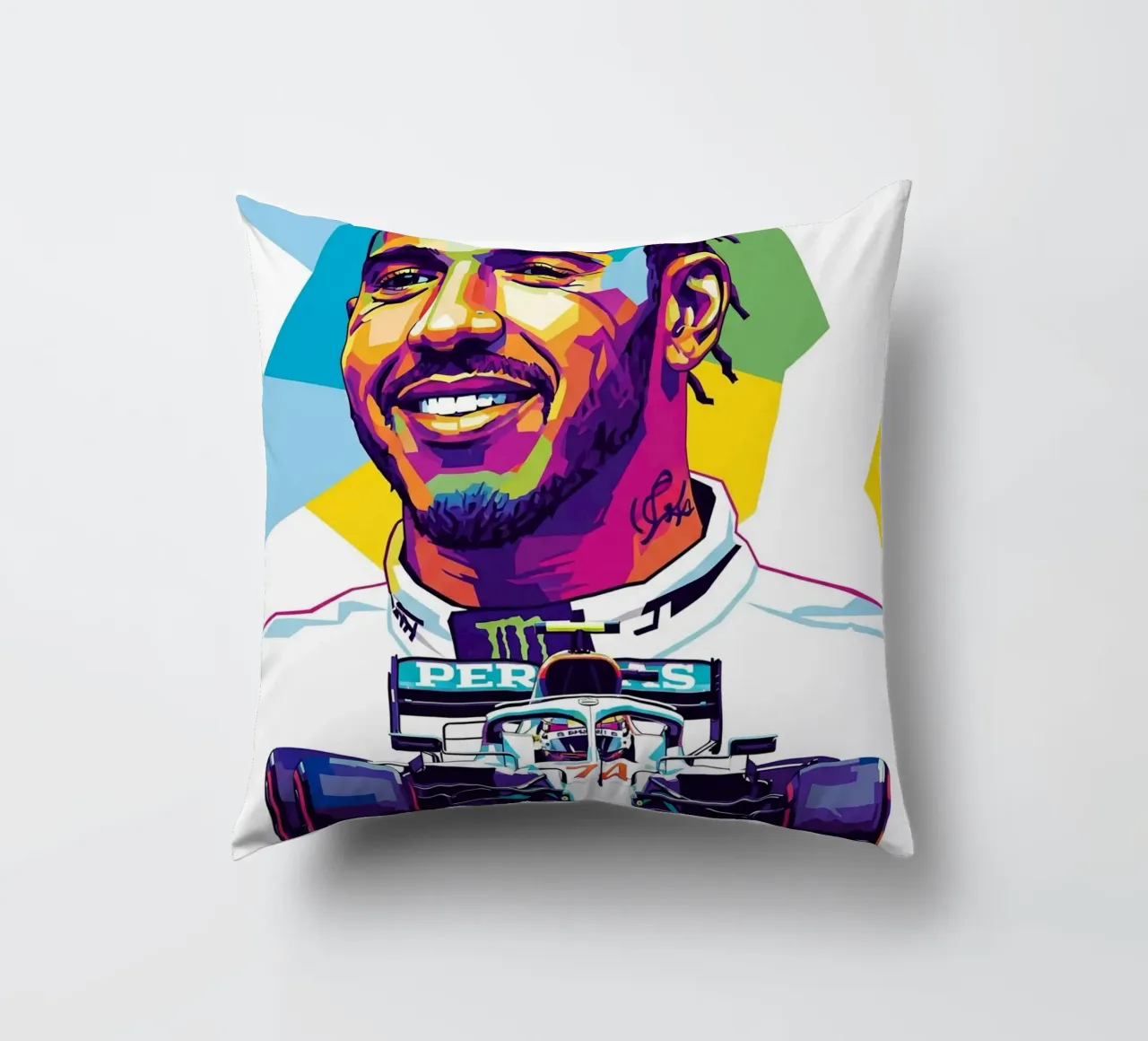 Lewis Hamilton - Formula Uno cuscino da Hantamrata