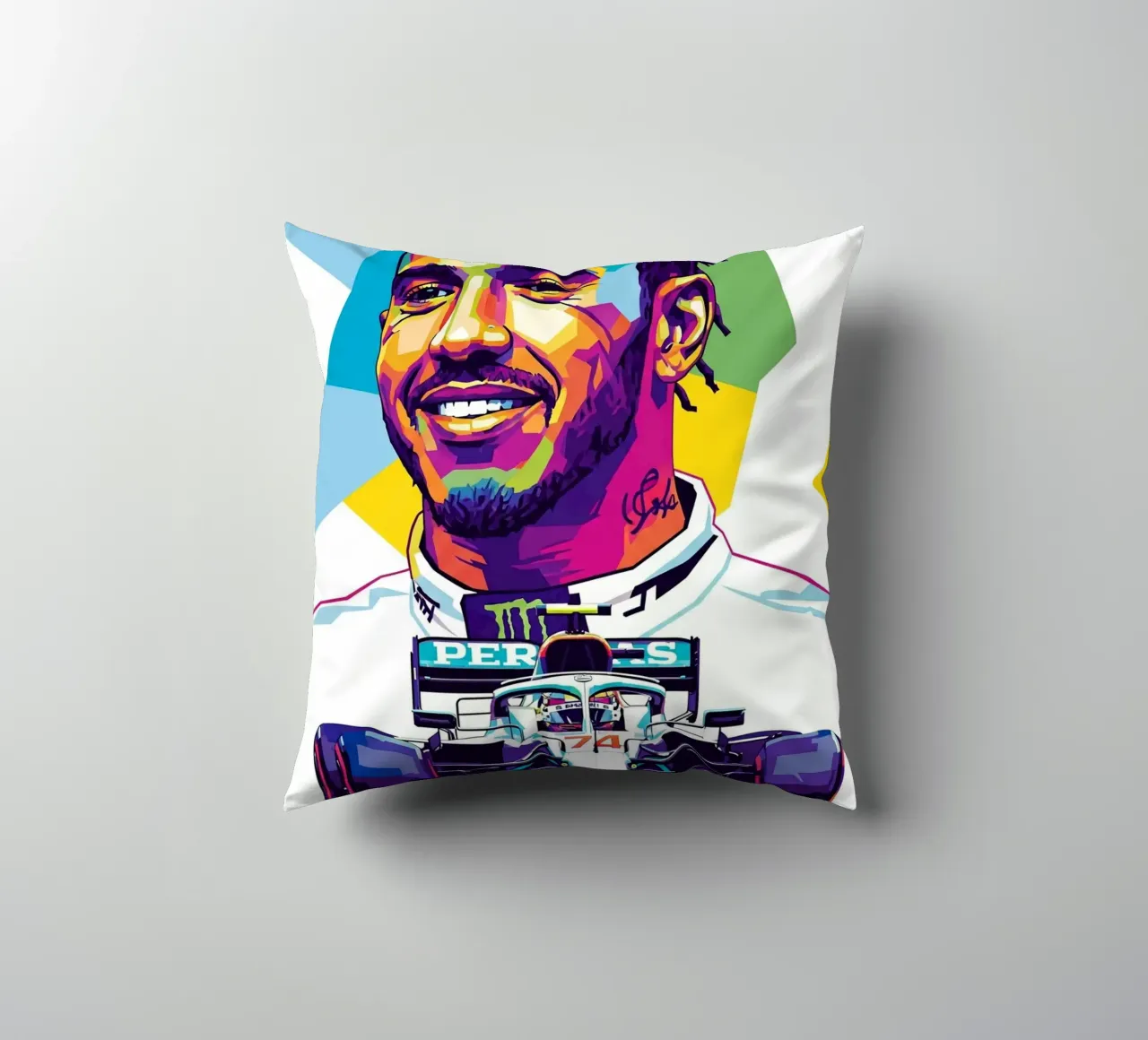 Lewis Hamilton - Formula Uno cuscino da Hantamrata