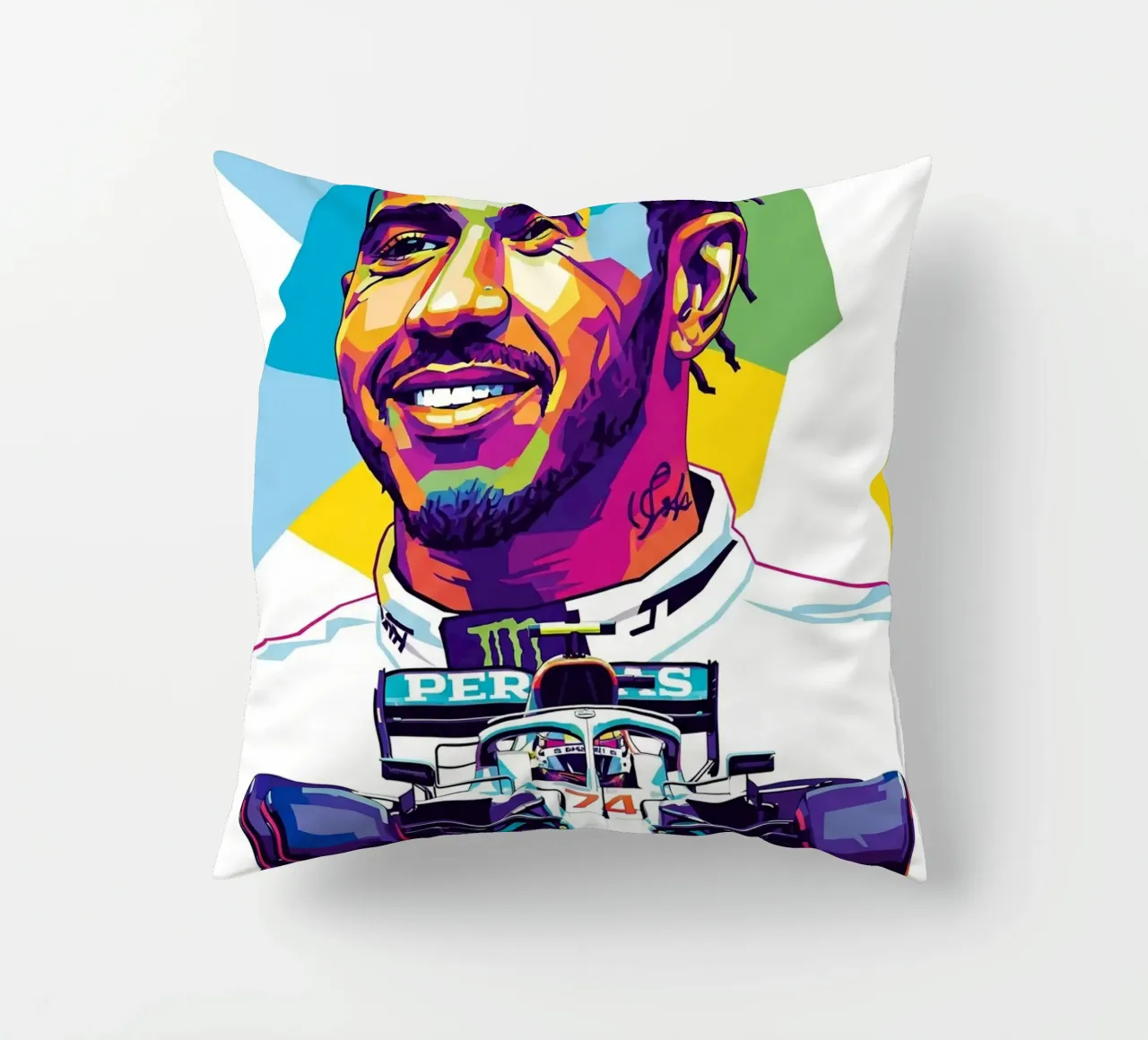 Lewis Hamilton - Formula Uno cuscino da Hantamrata