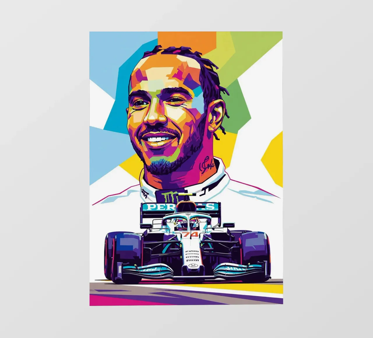 Lewis Hamilton - Formula Uno pellicola backlit da Hantamrata