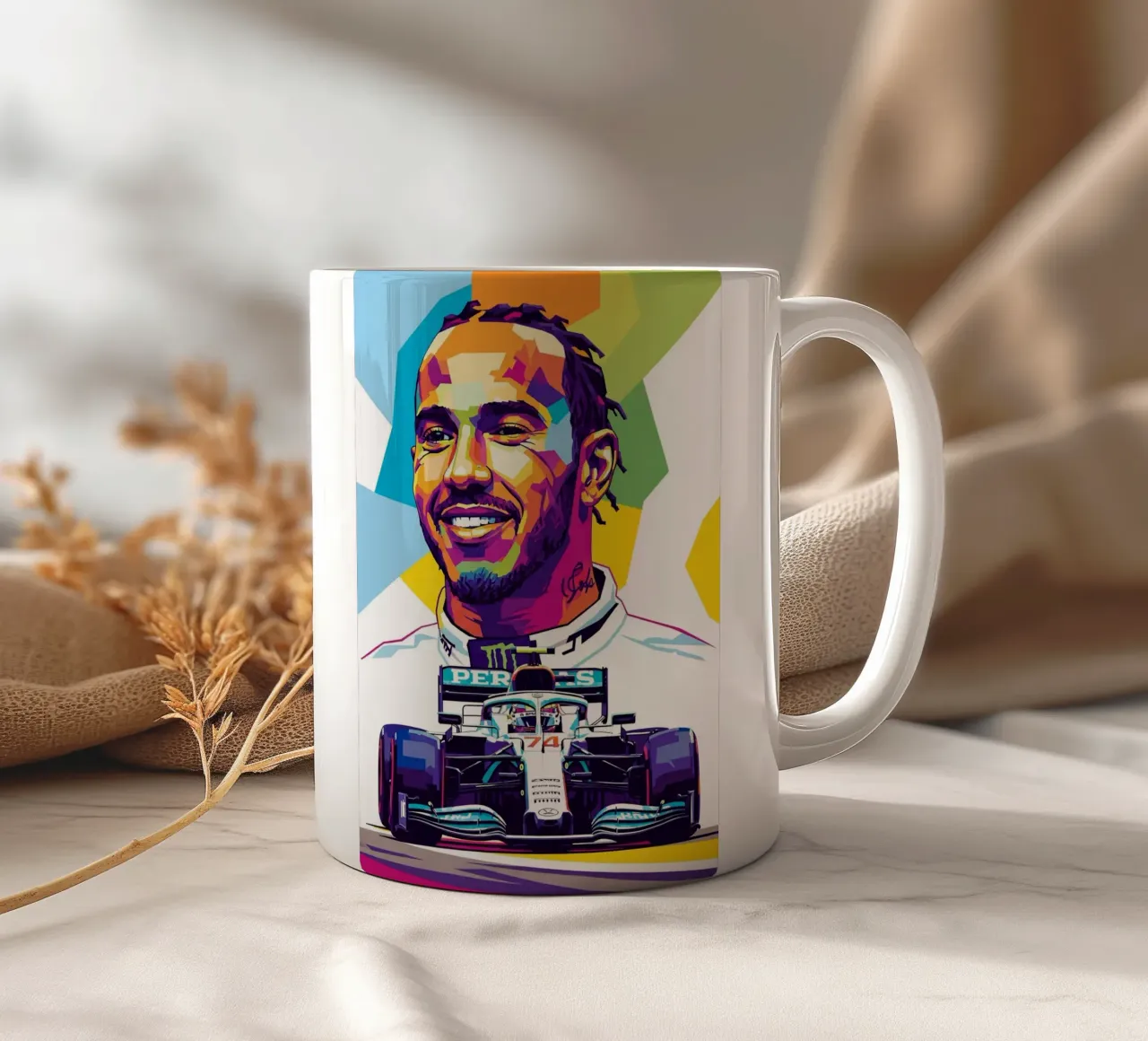 Lewis Hamilton - Formula Uno tazza in ceramica da Hantamrata