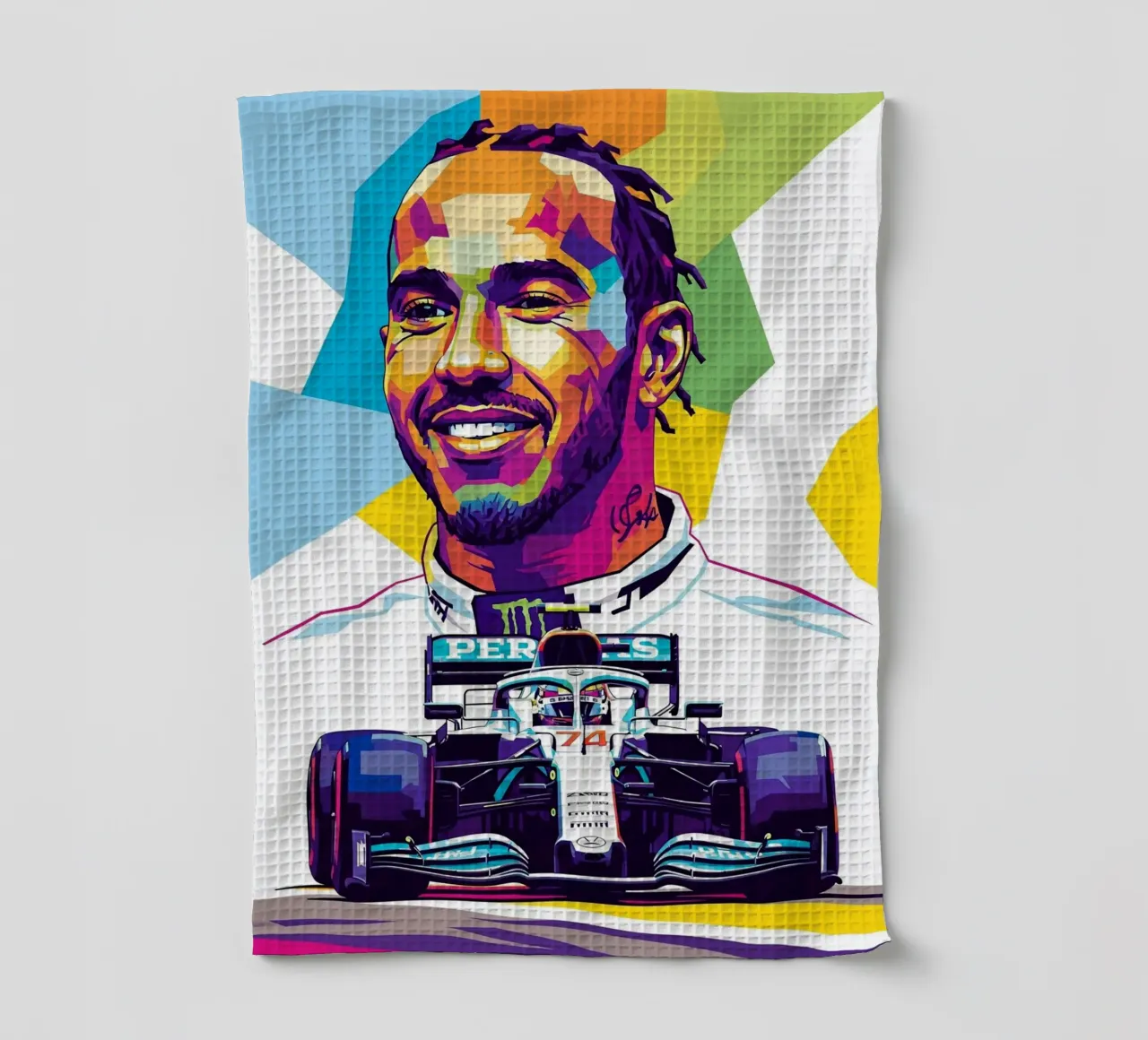Lewis Hamilton - Formula Uno canovaccio da cucina da Hantamrata