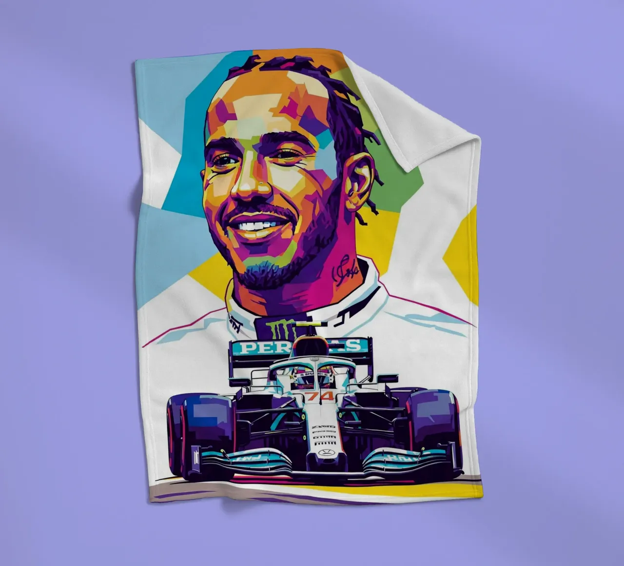 Lewis Hamilton - Formula Uno coperta in pile da Hantamrata