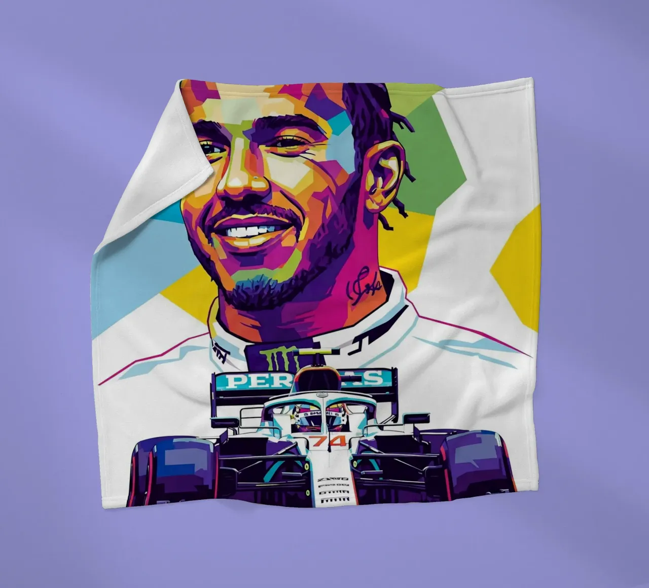 Lewis Hamilton - Formula Uno coperta in pile da Hantamrata