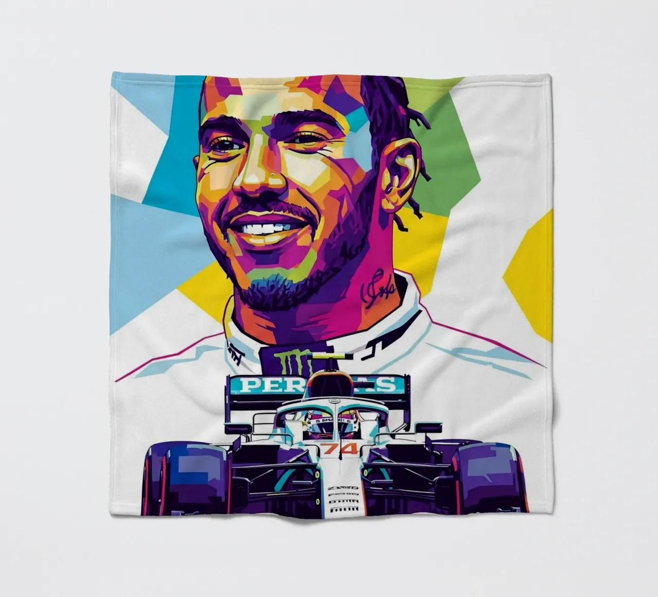 Lewis Hamilton - Formula Uno coperta in pile da Hantamrata