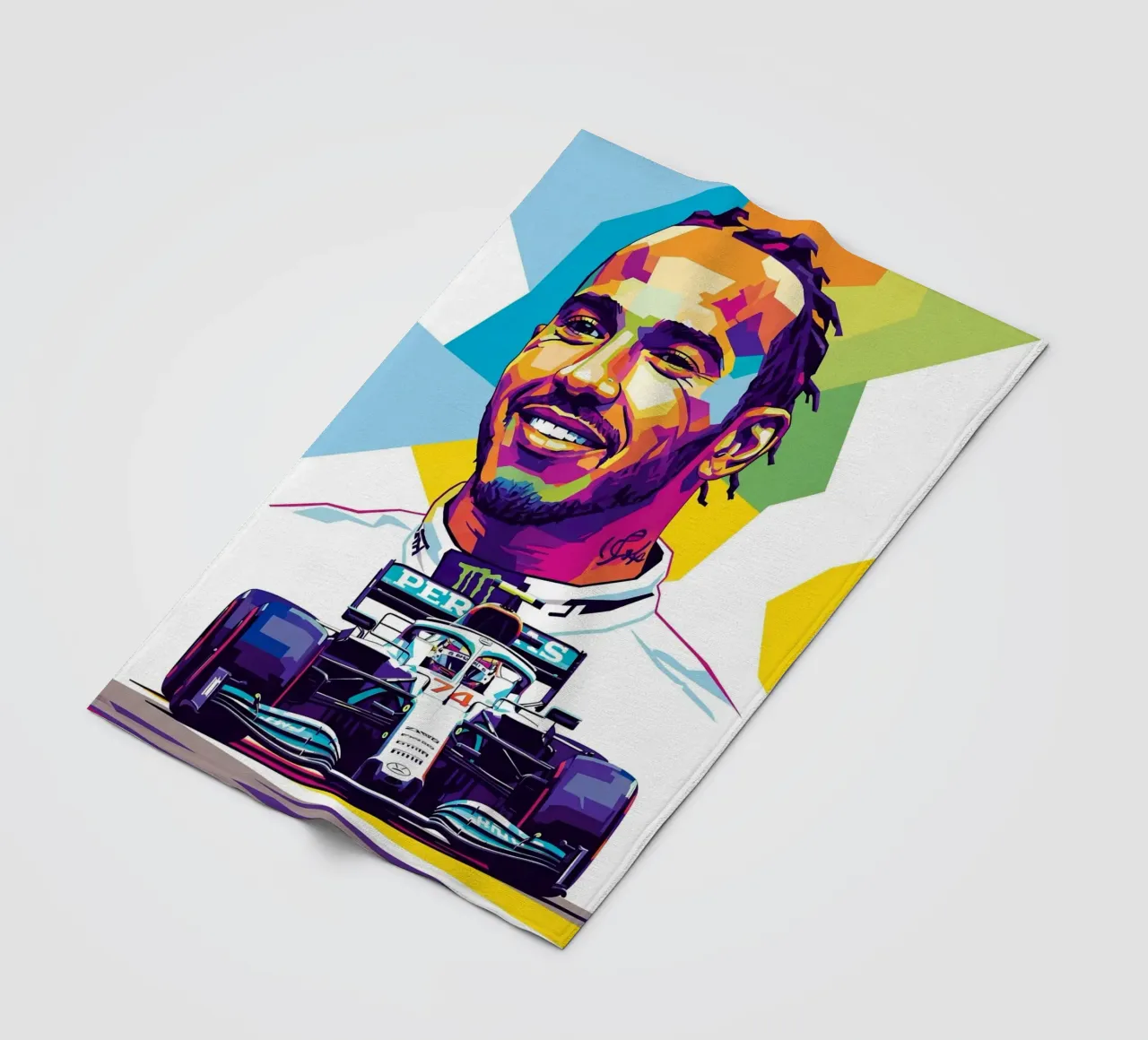 Lewis Hamilton - Formula Uno coperta in pile da Hantamrata