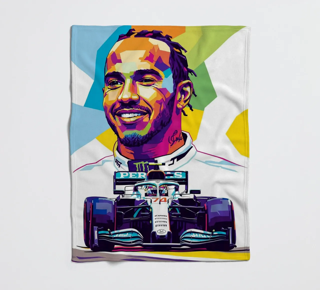 Lewis Hamilton - Formula Uno coperta in pile da Hantamrata