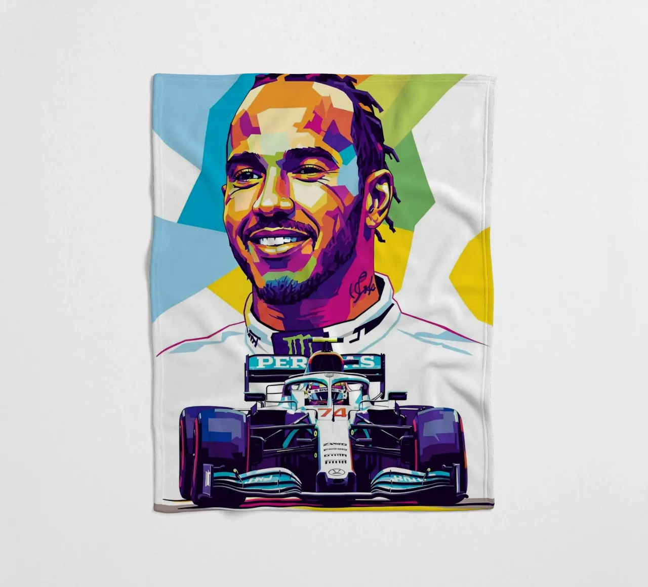 Lewis Hamilton - Formula Uno coperta in pile da Hantamrata
