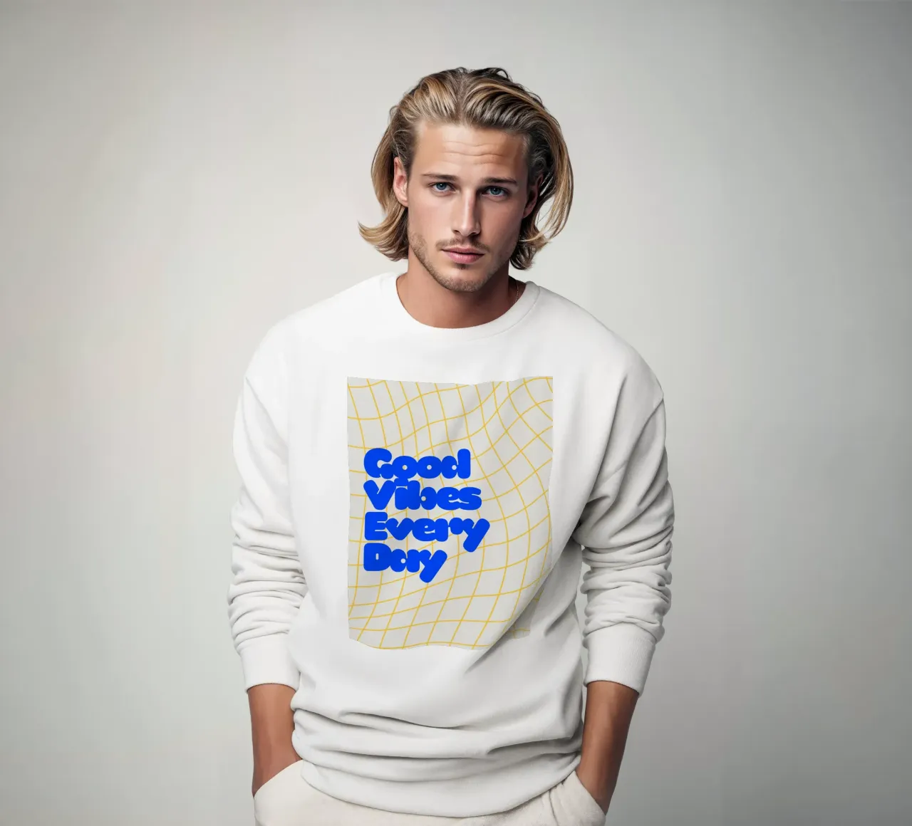 Good Vibes Everyday felpa da Diesdas Ananas Design