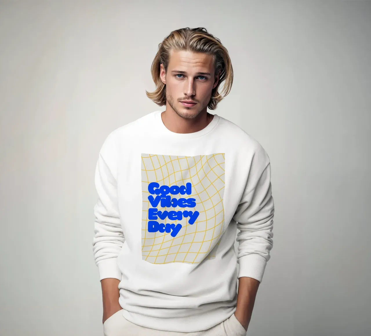 Good Vibes Everyday felpa da Diesdas Ananas Design