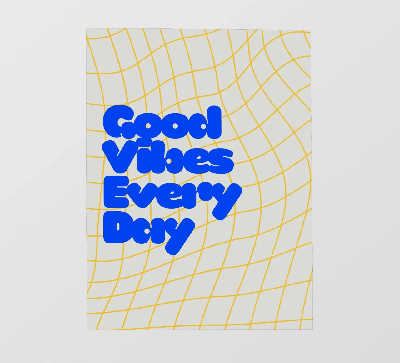 Good Vibes Everyday telo in pvc da Diesdas Ananas Design