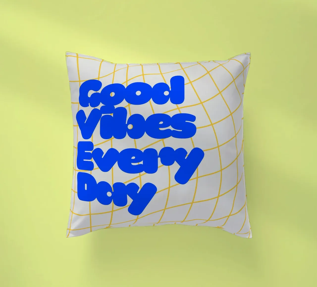 Good Vibes Everyday cuscino da Diesdas Ananas Design