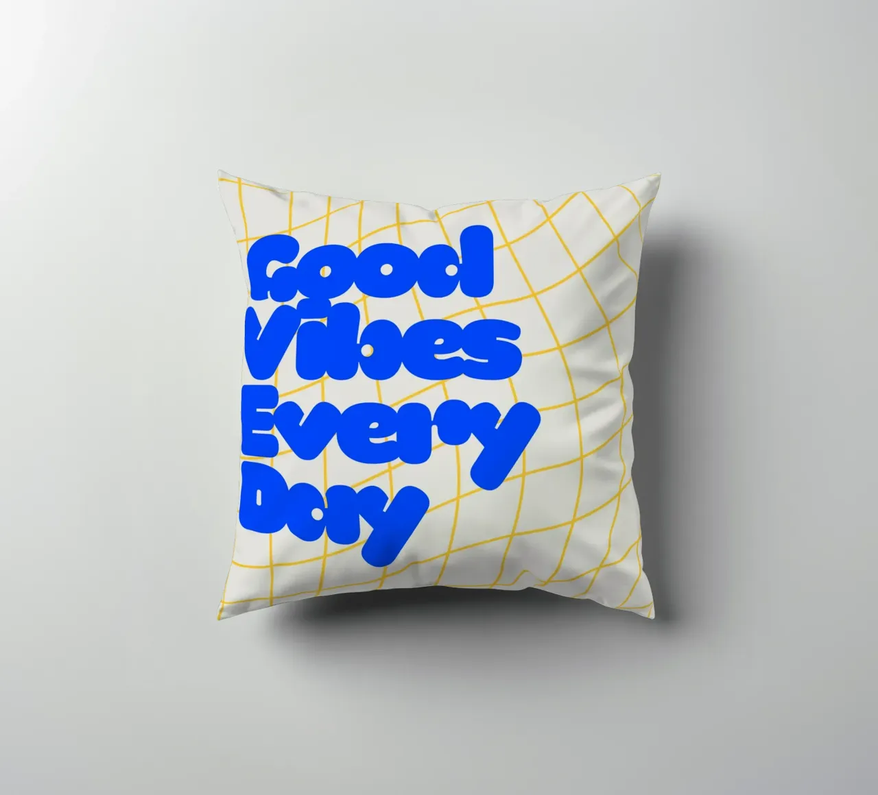 Good Vibes Everyday cuscino da Diesdas Ananas Design