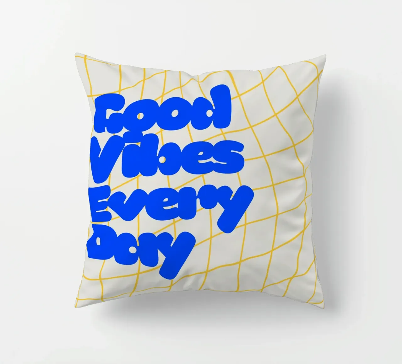 Good Vibes Everyday cuscino da Diesdas Ananas Design