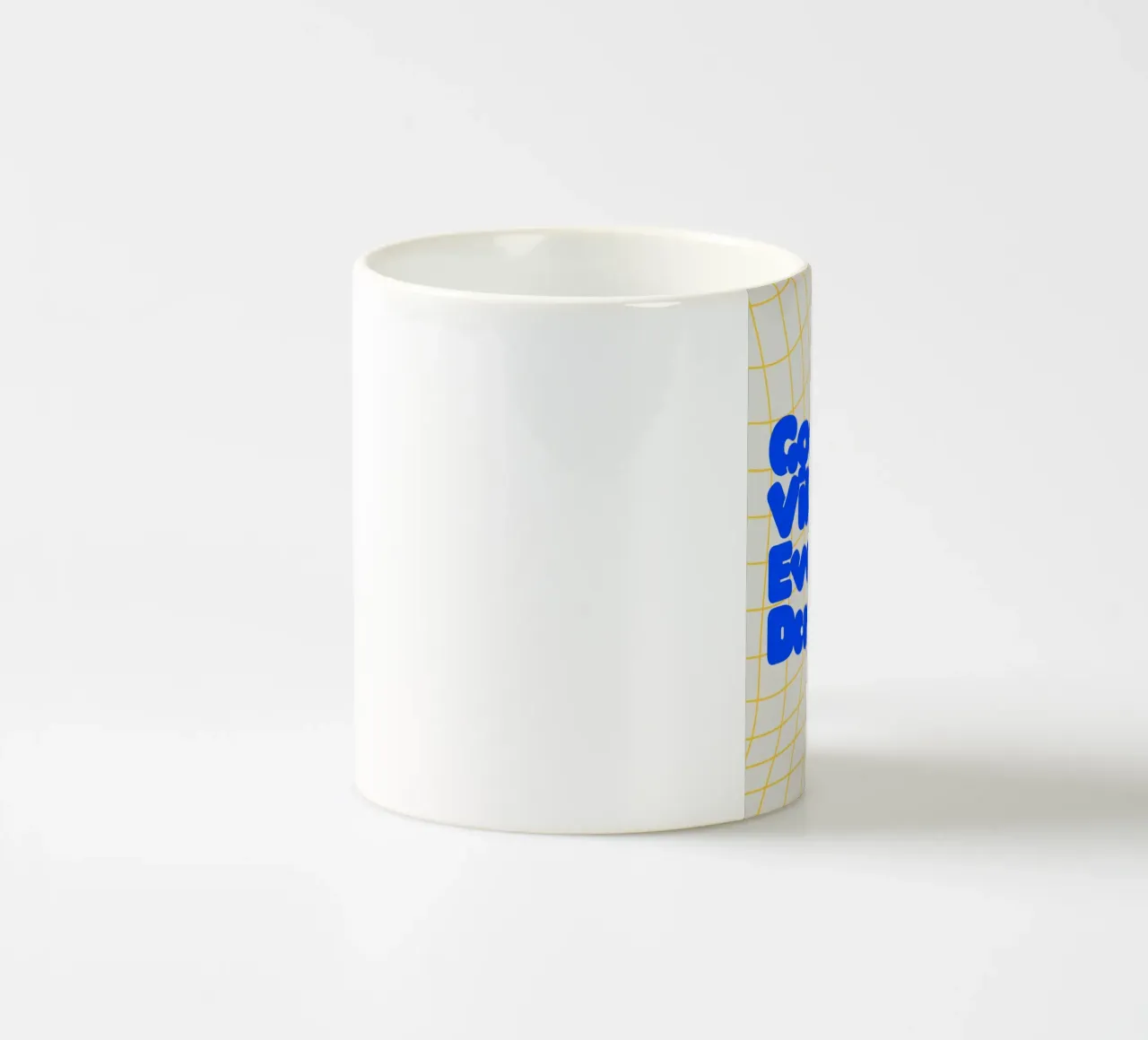 Good Vibes Everyday tazza in ceramica da Diesdas Ananas Design